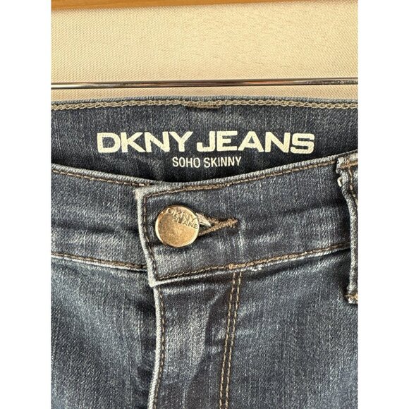 DKNY Jeans Soho Skinny Mid-Rise Denim Womens Size 4 - Picture 3 of 6